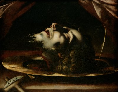 Hlava sv. Jana Křtitele od Francesco del Cairo