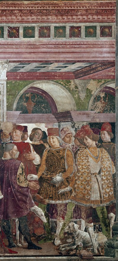 Alegorie dubna, detail s Borso d