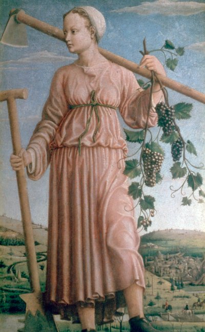 Alegorie podzimu, 15. století od Francesco del Cossa