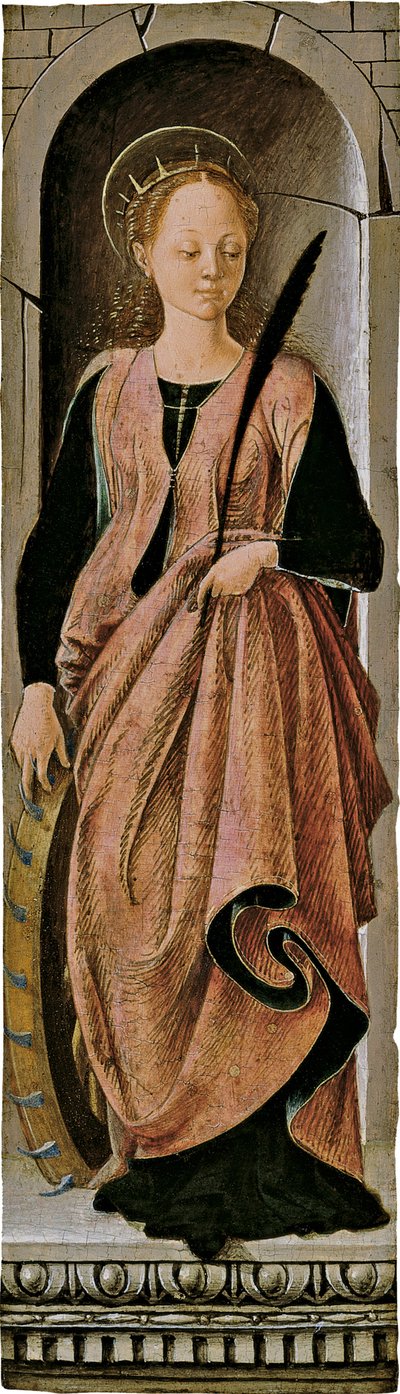 Svatá Kateřina od Francesco del Cossa