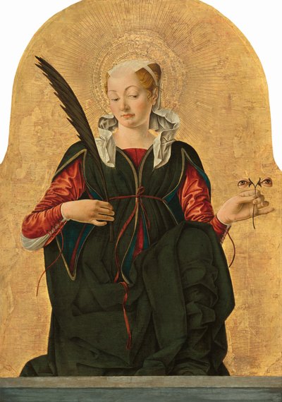 Svatá Lucie, c. 14731474. od Francesco del Cossa