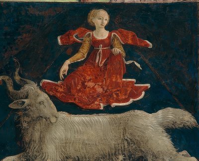 Beran, znamení zvěrokruhu měsíce března. 1469/70 od Francesco del Cossa