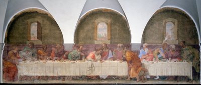 Poslední večeře (freska od Francesco di Cristofano Franciabigio