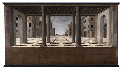 Německy: Idealstadt Architektonická veduta od Francesco di Giorgio