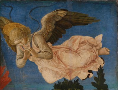 Andělský panel oltáře Pistoia Santa Trinità, 1455-1460 od Francesco di Stefano Pesellino