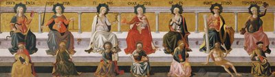 Sedm ctností, c. 1450 od Francesco di Stefano Pesellino