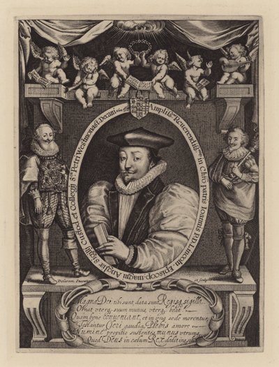 John Williams, biskup z Lincolnu, pozdější arcibiskup z Yorku, c1621 (rytina) od Francis (after) Delaram