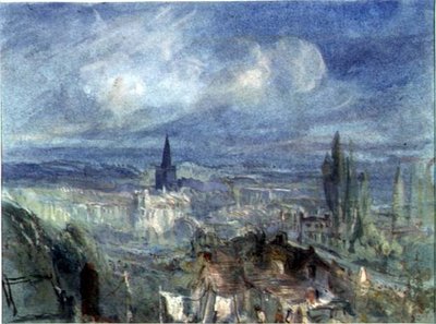 Pohled na město Bridgewater, Somerset od Francis Abel William Taylor Armstrong