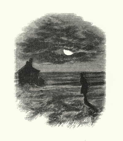Ilustrace pro Velká očekávání od Charlese Dickense (rytina) od Francis Arthur Fraser