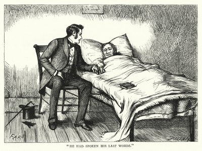 Ilustrace pro Velká očekávání od Charlese Dickense (rytina) od Francis Arthur Fraser