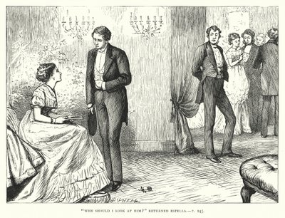 Ilustrace pro Velká očekávání od Charlese Dickense (rytina) od Francis Arthur Fraser