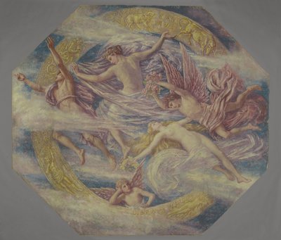 Diana a její služebníci mezi souhvězdími, kolem roku 1894 od Francis Augustus Lathrop