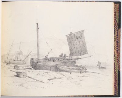 Rybářské lodě od Francis Augustus Lathrop