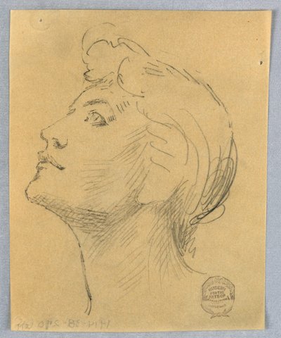 Hlava ženy od Francis Augustus Lathrop