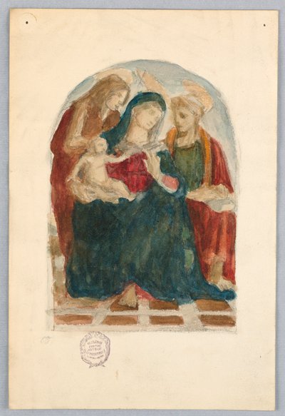 Madonna a dítě od Francis Augustus Lathrop