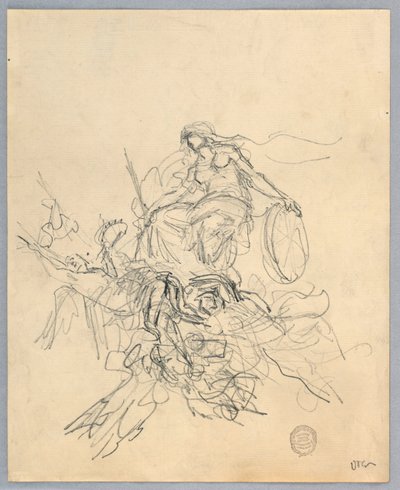 Náčrt Fortuny od Francis Augustus Lathrop