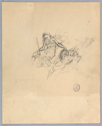 Náčrt Fortuny od Francis Augustus Lathrop