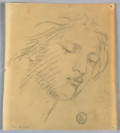 Náčrt ženské tváře od Francis Augustus Lathrop