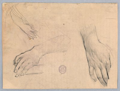Studie rukou od Francis Augustus Lathrop