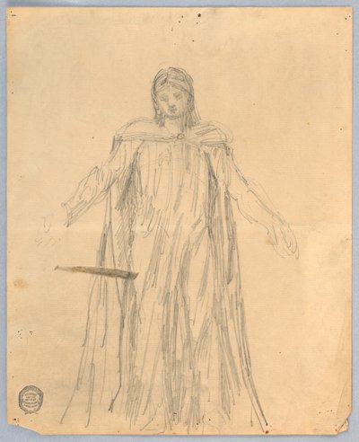 Study for Christ, Chancell of St. Bartholomew, New York od Francis Augustus Lathrop