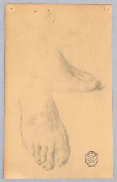 Studium nohou od Francis Augustus Lathrop