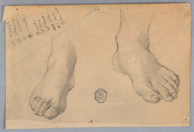 Studium nohou od Francis Augustus Lathrop