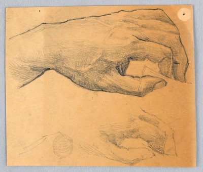 Dvě studie ruky od Francis Augustus Lathrop