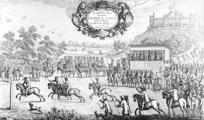 The Last Horse Race běží před Charlesem Second of Blessed Memory od Dorsett Ferry, poblíž hradu Windsor, 24. srpna 1684, 1687 od Francis Barlow