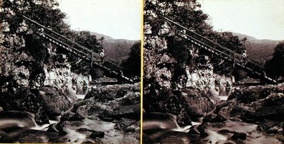 Bettws-y-Coed, Hornický most (foto) od Francis Bedford