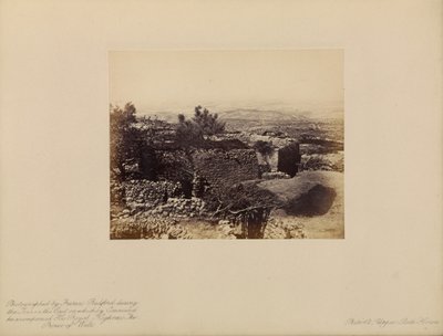 Horní Beth-Horon od Francis Bedford