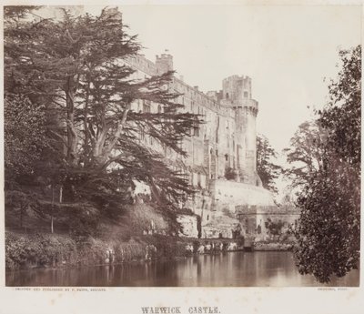 Hrad Warwick, kolem roku 1857 (tisk alba) od Francis Bedford