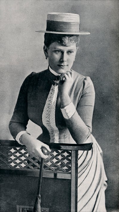 Portrétní studie budoucí královny Marie, 1885 1911 od Francis Byrne and Co