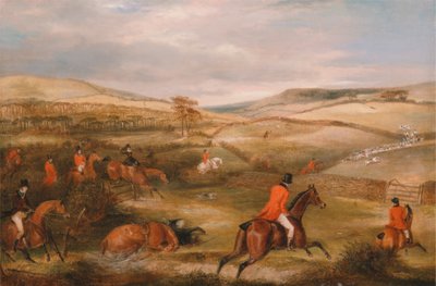 The Berkeley Hunt, 1842: The Chase od Francis Calcraft Turner