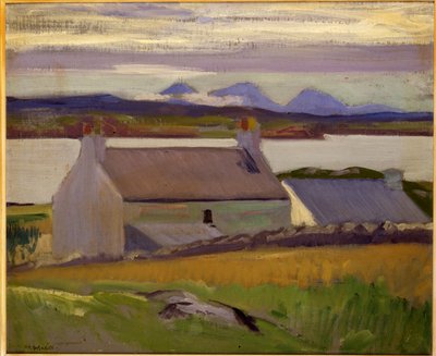 Nightfall, Iona, Paps of Jura mimo (olej na plátně) od Francis Campbell Boileau Cadell