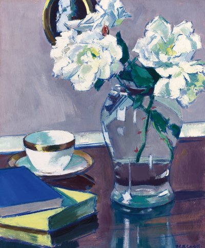 Růže, konec 20. let (olej na panelu) od Francis Campbell Boileau Cadell