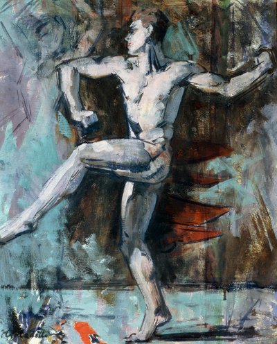 Tanečnice (olej na překližce) od Francis Campbell Boileau Cadell