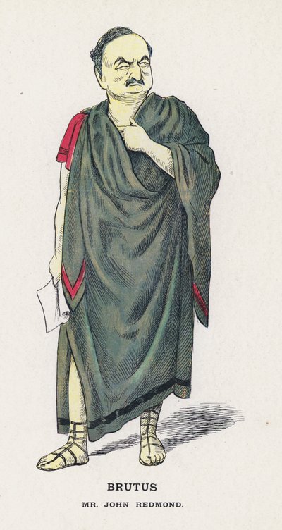 Brutus, pan John Redmond (barva lito) od Francis Carruthers Gould