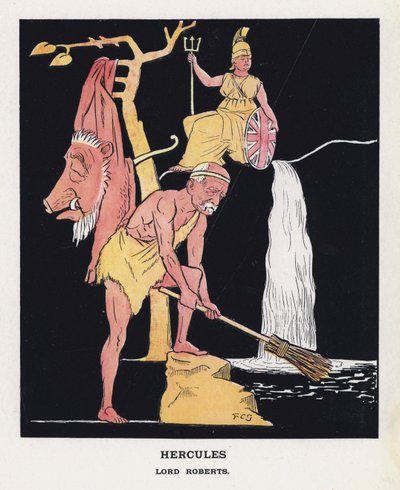 Hercules, Lord Roberts (barva litho) od Francis Carruthers Gould