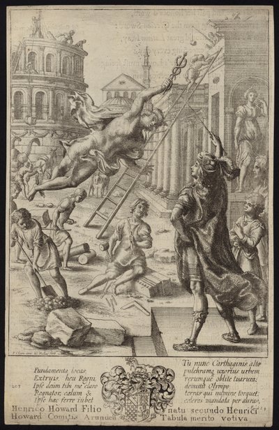 Aeneas a Merkur od Francis Cleyn