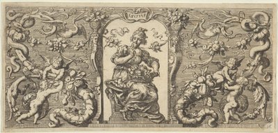 Taste Gust, od Five Senses Five Senses, ca. 1655 od Francis Cleyn
