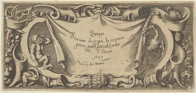 Titulní štítek, od Five Senses Five Senses, ca. 1655 od Francis Cleyn