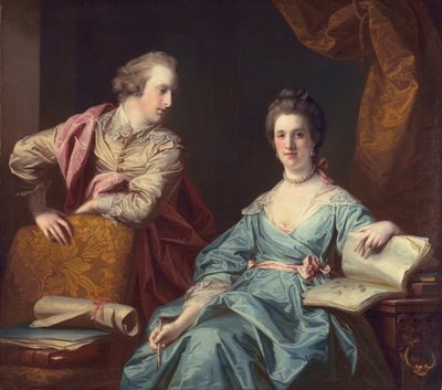 Isabel a Thomas Crathorne, 1767 od Francis Cotes