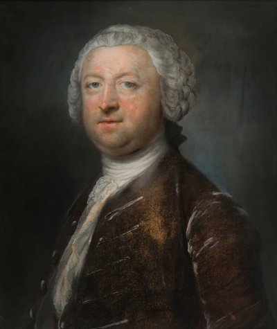 Portrét sira Orlanda Bridgemana 4th Bt, c.1750-65 (pastel na papíře) od Francis Cotes