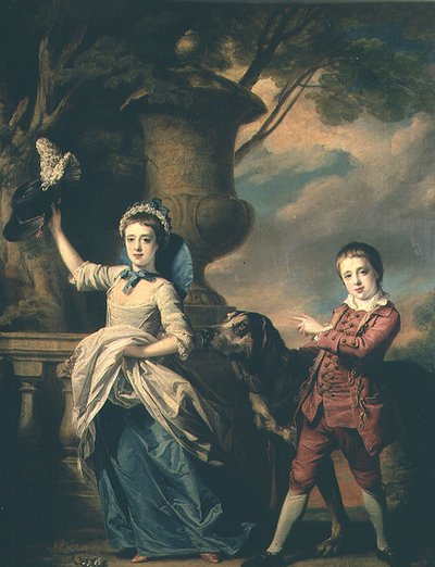 Děti sira Edwarda a paní Ann Astley, 1767 od Francis Cotes