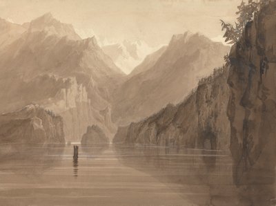 Jezero v Norsku od Francis Danby