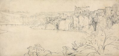 Hrad Chepstow na Wye od Francis Danby