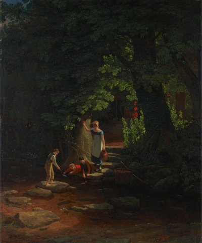 Děti u potoka od Francis Danby
