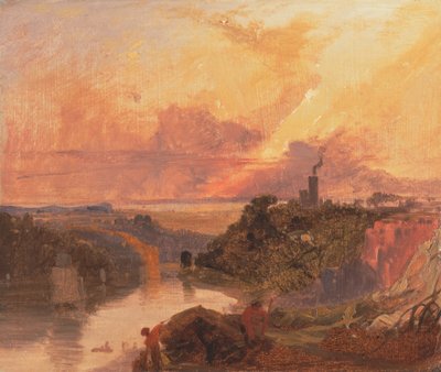 Rokle Avon při západu slunce od Francis Danby
