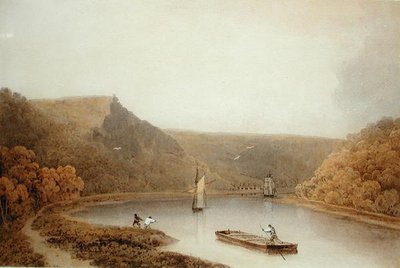Avon Gorge poblíž Bristolu (akvarel na papíře) od Francis Danby