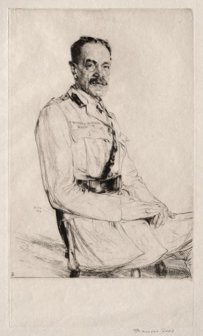 Generálmajor Sir John Edward Cooper od Francis Dodd